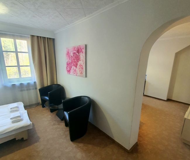 De Lux room for 4 people with sofa